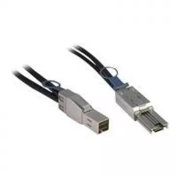 Inter-Tech - Väline SAS-kaabel - SAS 12Gbit/s - 36-pin 4x Shielded Mini MultiLane (M) to 4x Shielded Mini MultiLane SAS (SFF-8088), 26-pin (M) - 1,0m - Must (88885007)