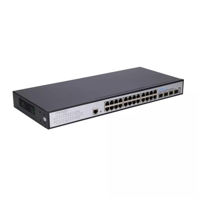 Extralink Hypnos Switch, 24x RJ45 1000Mb/s, 4x SFP+, L3, hallatav