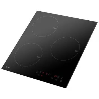 Induktsioonpliit MPM MPM-45-IM-14, sisseehitatav, 3 tsooni (180 mm), klaaskeraamiline plaat, 6000 W, puutetundlik juhtimine