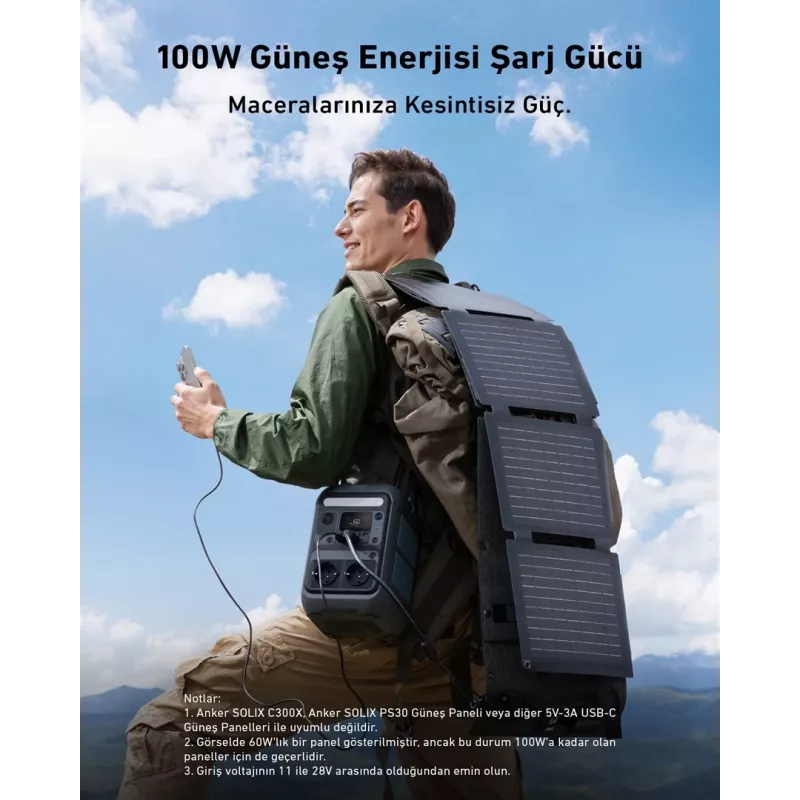Anker SOLIX C300X kaasaskantav elektrijaam 7 Liitiumraudfosfaat (LiFePO4) 90000 mAh