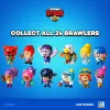 Brawl Stars S1 figuurid - 8 pakk luksuskarp VER.B