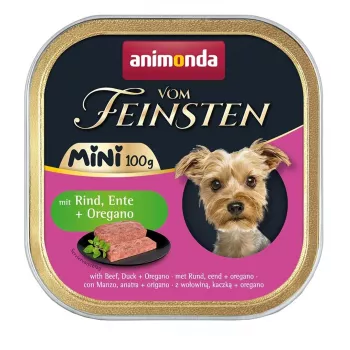 ANIMONDA Vom Feinsten Adult Mini Beef, duck and oregano - märg koeratoit - 100g