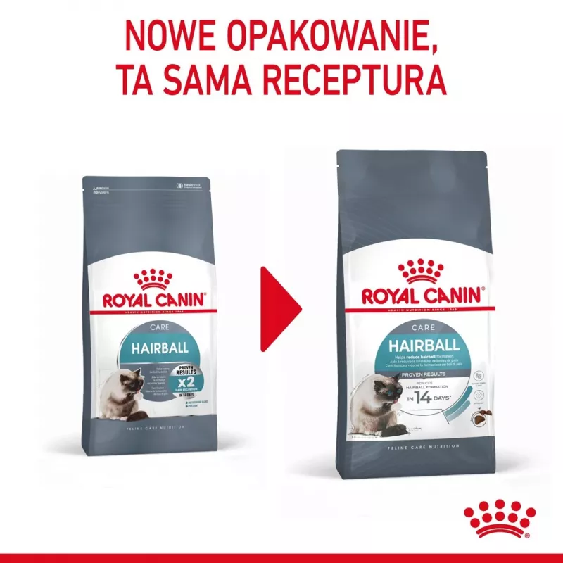 Kuiv kassitoit Royal Canin Hairball Care 10 kg — täiskasvanud kassidele, maisi ja linnulihaga