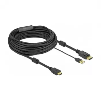 Videokaabli adapter DeLOCK 85968 10 m HDMI Type A DisplayPort USB Type-A Must