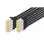 Võrgukaabel Digitus CAT 6A S/FTP RJ-45 1 m must