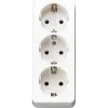 Jung Triple Schuko socket outlet without strain relief, aws 10 S 23 LA WW (10S23LAWW)
