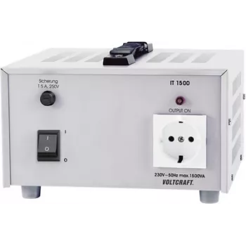 Voltcraft IT-1500 Universalne labori eraldustrafo 1500 VA 230 V/AC, eraldustrafo (IT-1500)