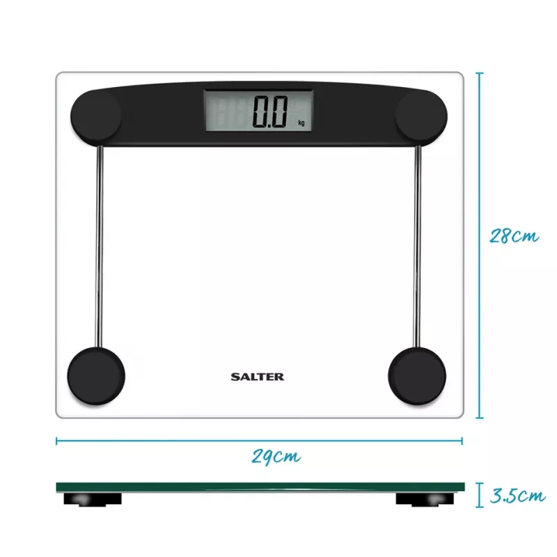 Vannitoakaal Salter 9208 BK3R Compact Glass Electronic