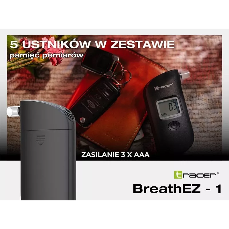 Tracer BreathEZ-1 Pooljuht-alkomeeter, must