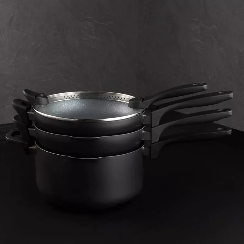 Kööginõude komplekt Russell Hobbs RH01840EU7 — 4-osaline virnastatav metallik marmor