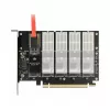 DeLOCK PCI Express x16 kaart 5-le sisemisele M.2 Key B / SATA pesale