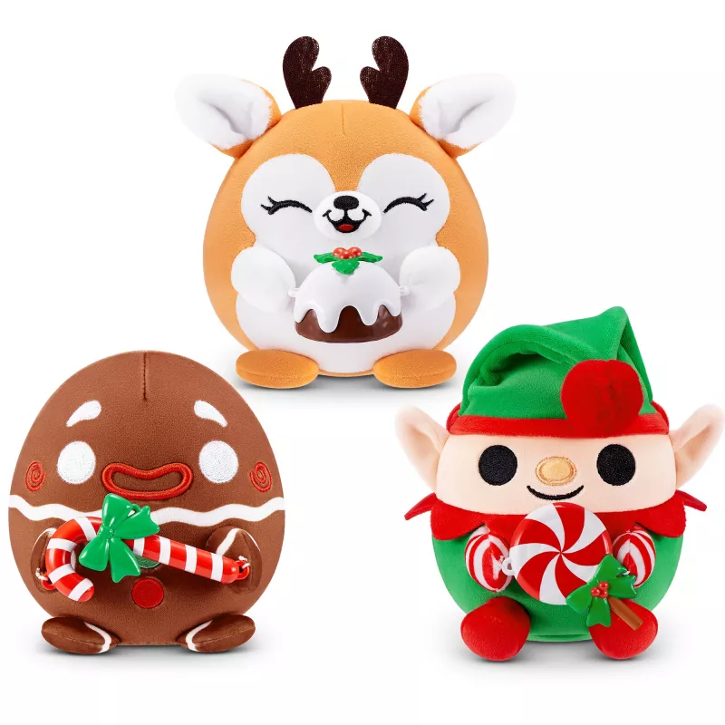 Mängukuju Zuru Snackles Christmas – üllatuskogutav pimekarp, üks assortiifiguur