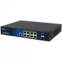 Hallatav 10-pordine PoE-lüliti ALLNET ALL-SG8610PMJ 8 PoE+-pordi ja 2 üleslingipordiga