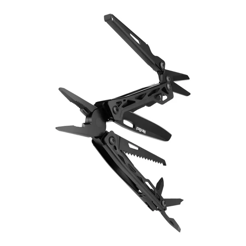 Multitööriist Nextool NE20151 — 11-ühes kokkupandav multitööriist, must, kokkupandud pikkus 10,6 cm, kaal 256 g, sügavus 21 mm, laius 36 mm