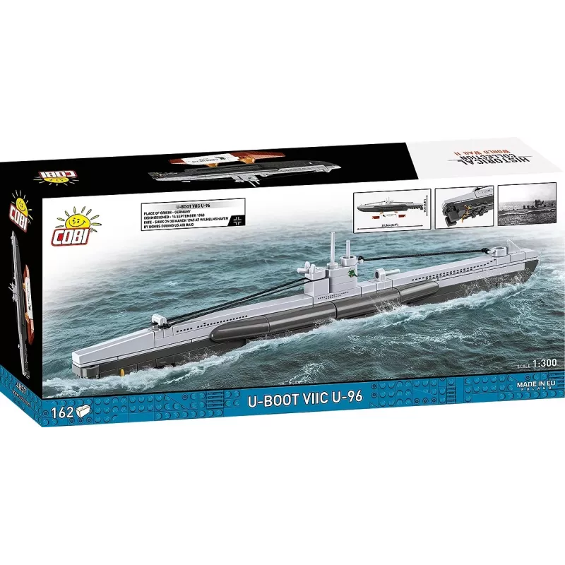 Cobi Type VIIC allveelaeva mudel mõõtkavas 1:300, komplekt 4857