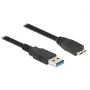 USB-kaabel DeLOCK 85074 USB 3.2 Gen 1 2m USB A Micro-USB B Must