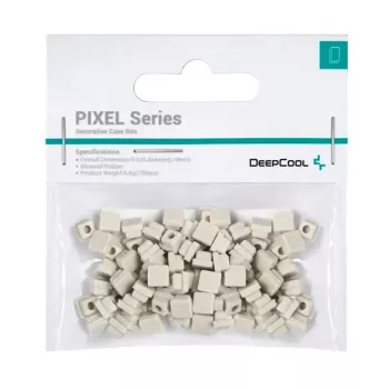 Kummipadjad DeepCool PIXEL — universaalsed šassii vibratsioonisummutuspadjad, 9,8 g tk, pakendis 100 tk, hall