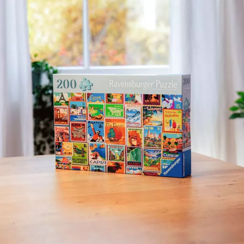 Pusle Ravensburger Feel Well & Puzzle – Stamps, 200 tükki