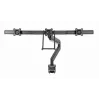Lauamonitori kinnitus GEMBIRD MA-DA3-03, 3 haru, gaasvedru, VESA 75–100x100, toetab 3 ekraani kuni 27 tolli, max 18 kg, must