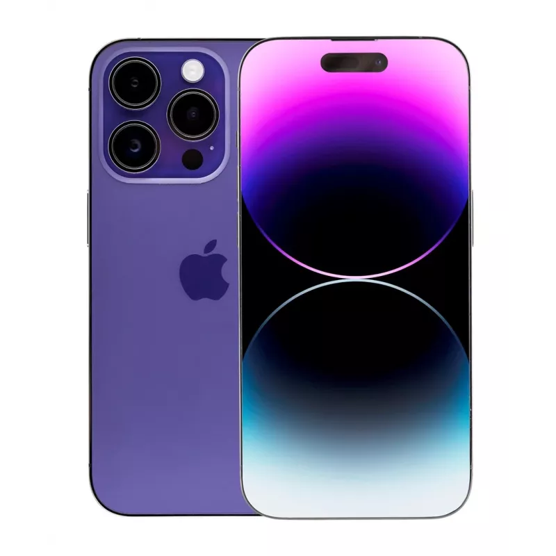 Apple iPhone 14 Pro Max 17 cm (6.7) Kahe SIM-kaardi iOS 16 5G 128 GB Lilla Uuendatud / renoveeritud