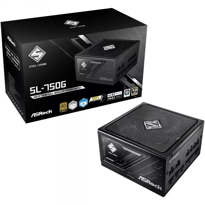 Toiteplokk ASRock STEEL LEGEND 750W 80 Plus Gold