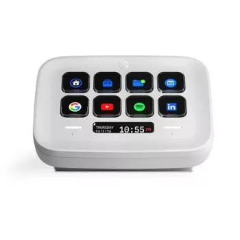 Stream Deck Neo Elgato 10 nupuga programmeeritav kontroller valge
