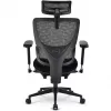 Kontoritool Sharkoon OfficePal C40 — must, ergonoomiline disain, reguleeritav kõrgus