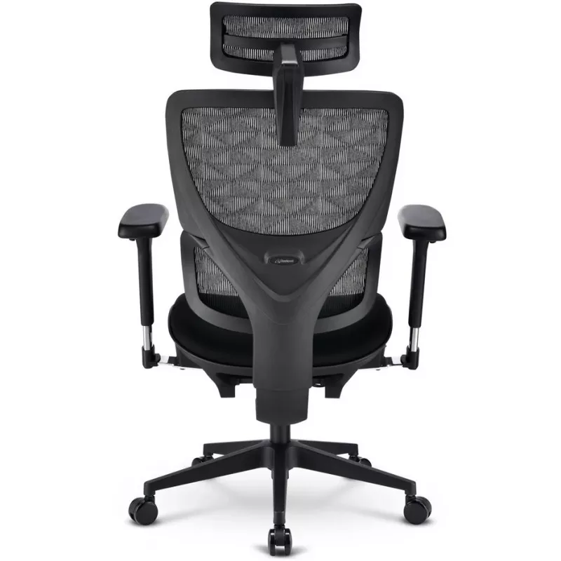 Kontoritool Sharkoon OfficePal C40 — must, ergonoomiline disain, reguleeritav kõrgus