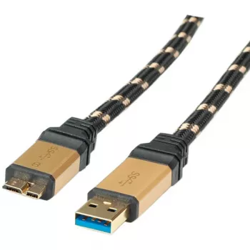 ROLINE Gold USB 3.0 kaabel, USB A pistik - USB 3.0 Micro B pistik 2,0 m (11.02.8879)