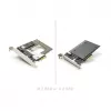 Sisemine M.2 / U.2 adapterkaart DELOCK 90854 — PCIe 4.0 (host: PCIe, väljundid: M.2 Key M 110 mm, U.2)