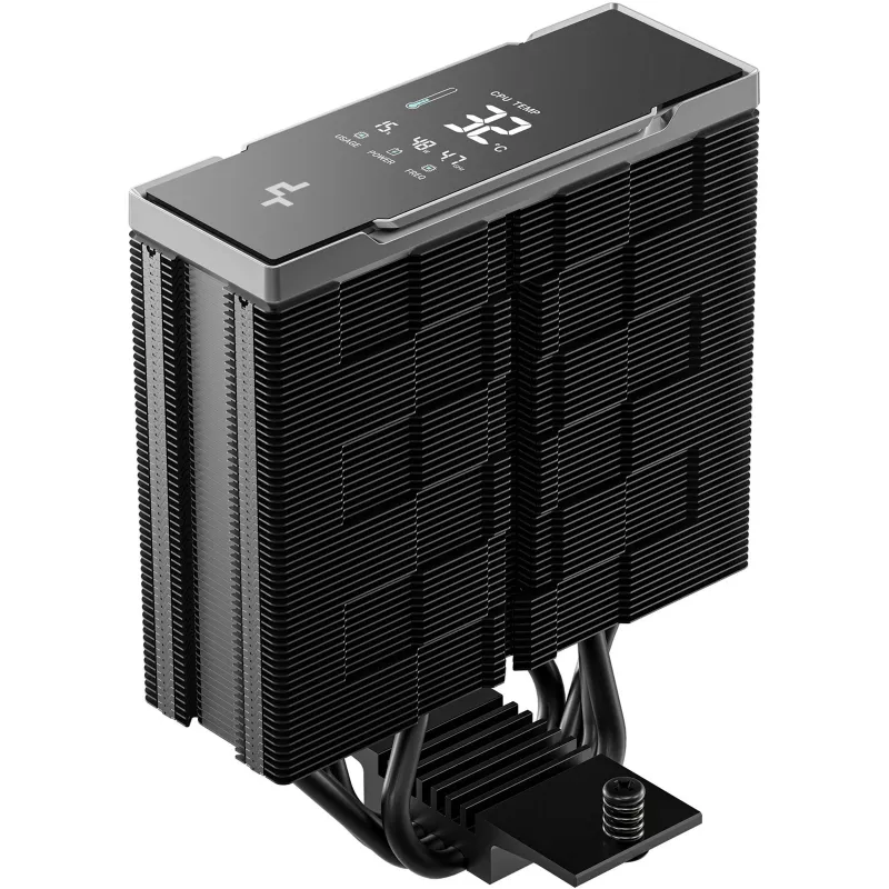 Õhkjahuti DeepCool AK400 G2 Digital NYX — 120 mm ventilaator, max õhurõhk 3,33 mmH2O, 92×132×156 mm, must