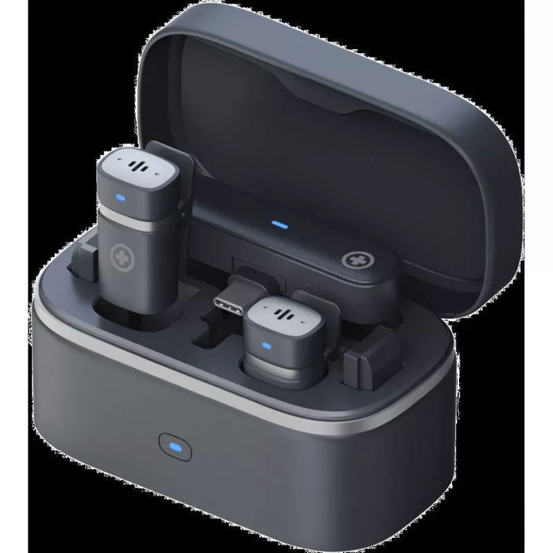 Juhtmevaba mikrofoni komplekt Plusonic PS-TDS9 USB-C, Lightning ja 3,5 mm pistikutega