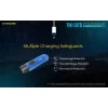 Võtmehoidjaga taskulamp Nitecore TIKI GITD BLUE — hall, USB-laetav, 1 lm, 55 mm, 12 g, IP66, löögikindel
