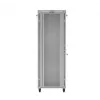 Rack cabinet LANBERG FF01-8047-12SL 47U 800x1000 mm hall, esi- ja tagaklaasukste ning LCD-paneeli ruumiga