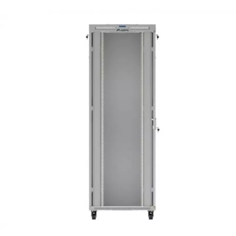 Rack cabinet LANBERG FF01-8047-12SL 47U 800x1000 mm hall, esi- ja tagaklaasukste ning LCD-paneeli ruumiga