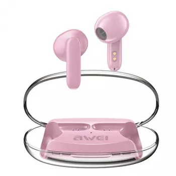 Bluetooth-kõrvaklapid Awei T85 ENC TWS Roosa