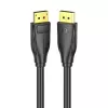 DisplayPort 1.4 kaabel Vention HCCBI, 3 m, 8K@60Hz / 4K@120Hz, 80 Gbit/s, kullatud kontaktidega, must