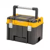 Tööriistakast DeWalt DWST83343-1 — alumiinium/plastik, veekindel, hingedega kaas, lukustatav, 1 sahtel, 440×333×323 mm