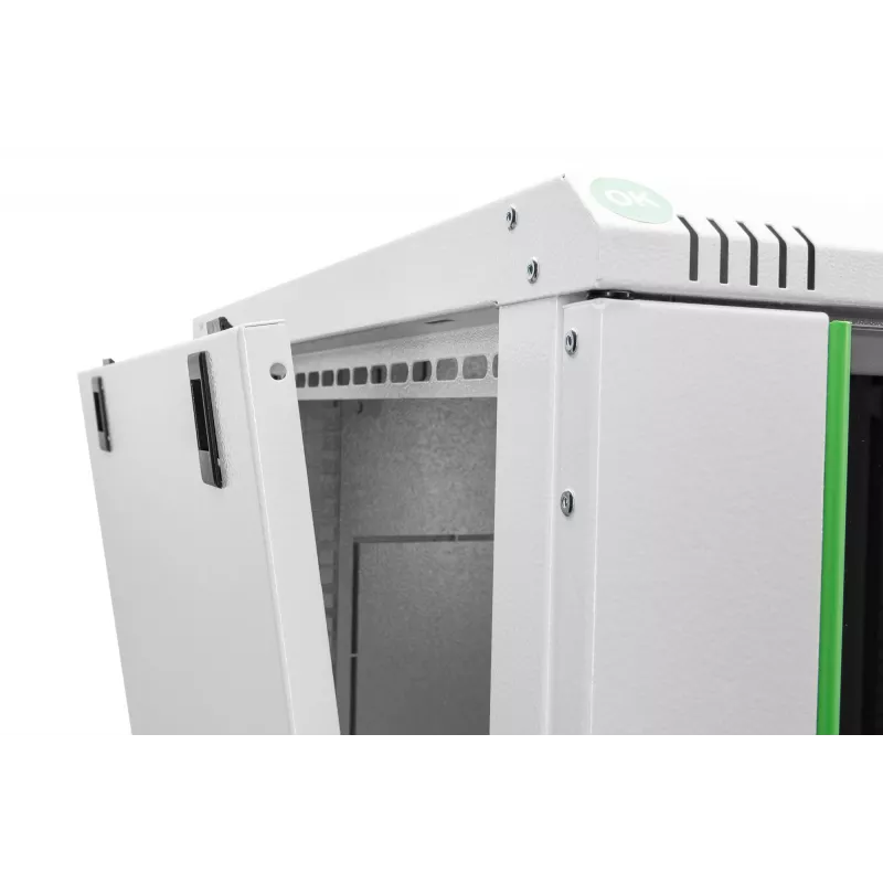 DIGITUS Professional Dynamic Basic Series DN-19 16U-6/6-EC - korpus - sobib seinakinnituseks - hall, RAL 7035 - 16U - 48,3 cm (19)