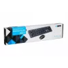 IBOX Desktop Kit Pro juhtmevaba klaviatuur ja hiir, QWERTY täissuuruses 104 klahvi, 2,4 GHz, 1200 DPI, must