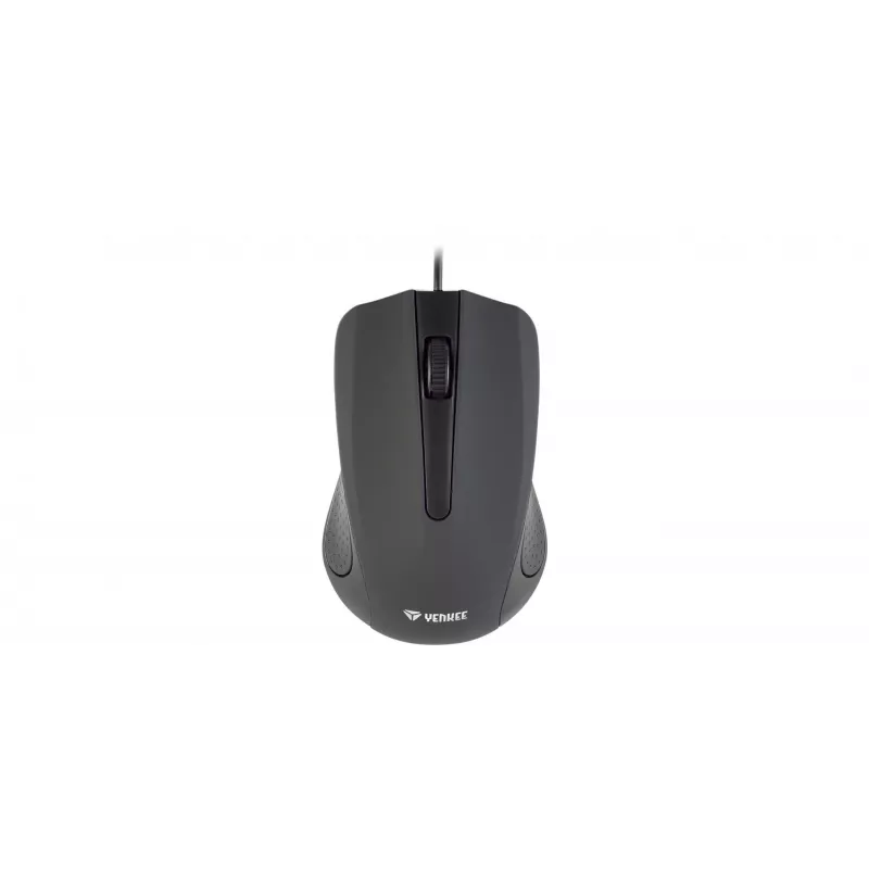 USB-juhtmega hiir, 3 nuppu, kummeeritud pind, 1000DPI