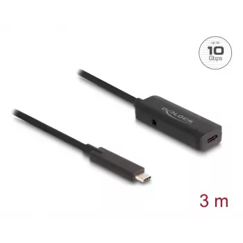USB-kaabel DeLOCK 80027 3m USB C must