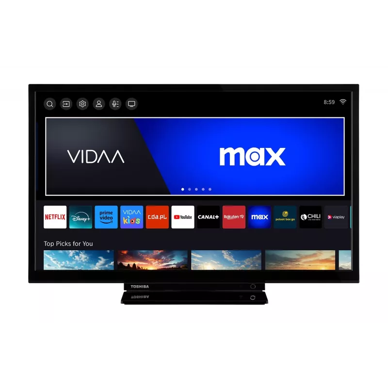 Televiisor Toshiba 24WV3F63DG 24 tolli LED-ekraan HD eraldusvõimega