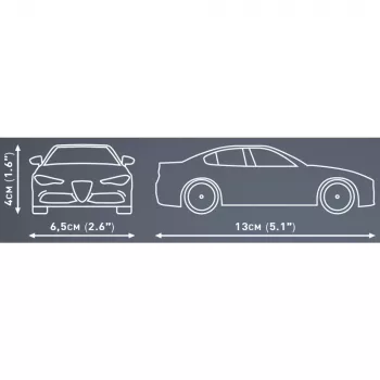 Ehituskomplekt COBI Giulia Quadrifoglio 90 osa vanusele 6+
