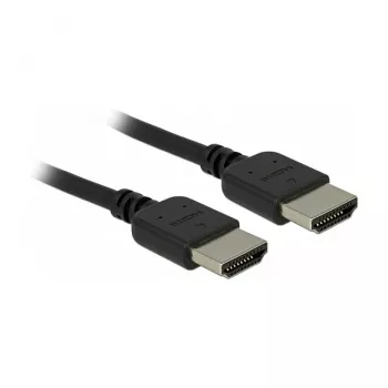 HDMI-kaabel DeLOCK 85216 1,5 m tüüp A isane isanele must