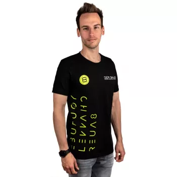 T-särk der8auer YT-Design suurus S - vabaaja puuvillane T-särk, der8auer kaubamärgiga