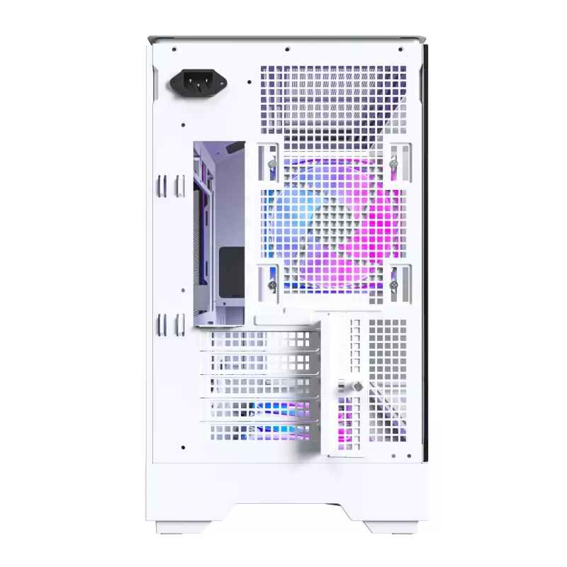PC Case Montech KING 15 PRO Valge — Micro ATX / Mini-ITX, Midi Tower