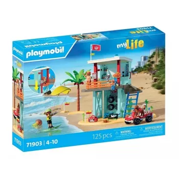 PLAYMOBIL Päästetorn ja rannabugi 71903 – mängukomplekt torni ja bugiga