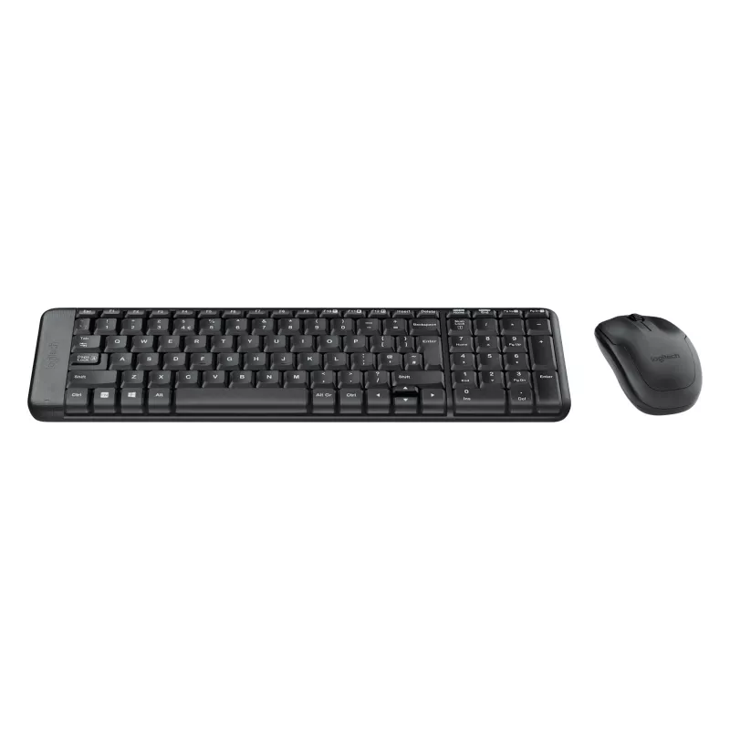 Juhtmevaba komplekt MK220, juhtmevaba, RF-juhtmevaba, QWERTZ, must, hiir