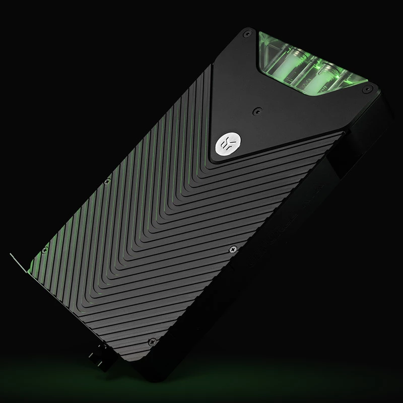 Tagakaas EK Water Blocks Quantum Vector FE RTX 3090 Ti Alumiinium Must